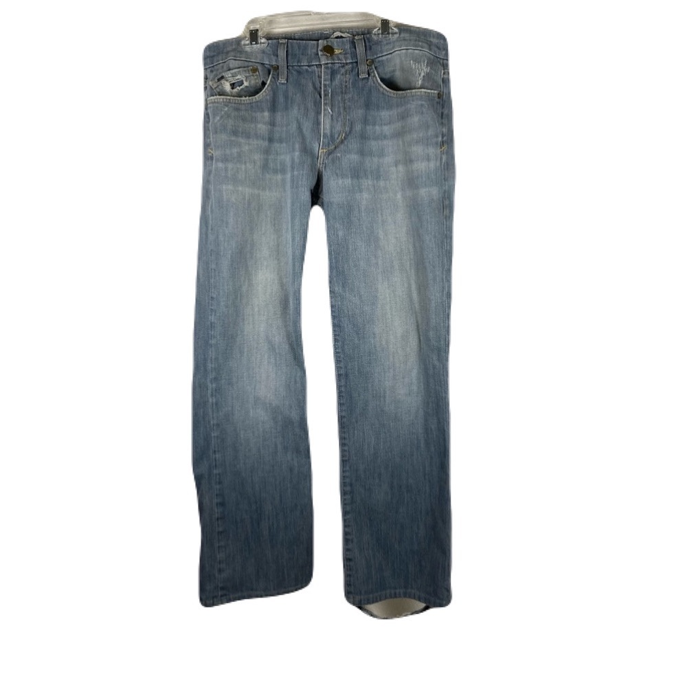 Joe’s Jeans, Classic Rocker fit light wash distressed Women’s Sz 31